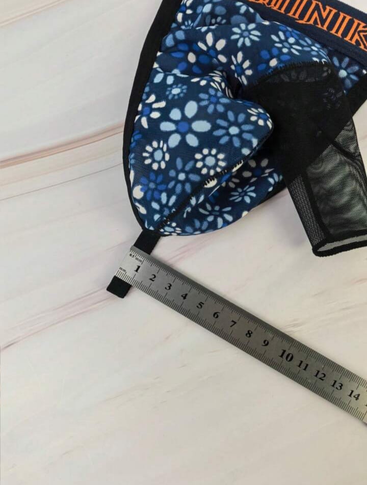 Men's Elephant Print Low-Waist Men's Thong Underwear